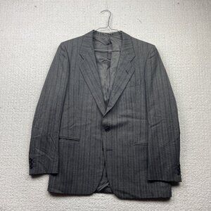 Vintage Mani by Giorgio Armani Charcoal Grey Wool Lined Sport Coat Blazer Read